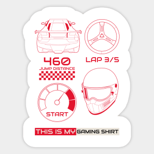 Car Racing Sticker